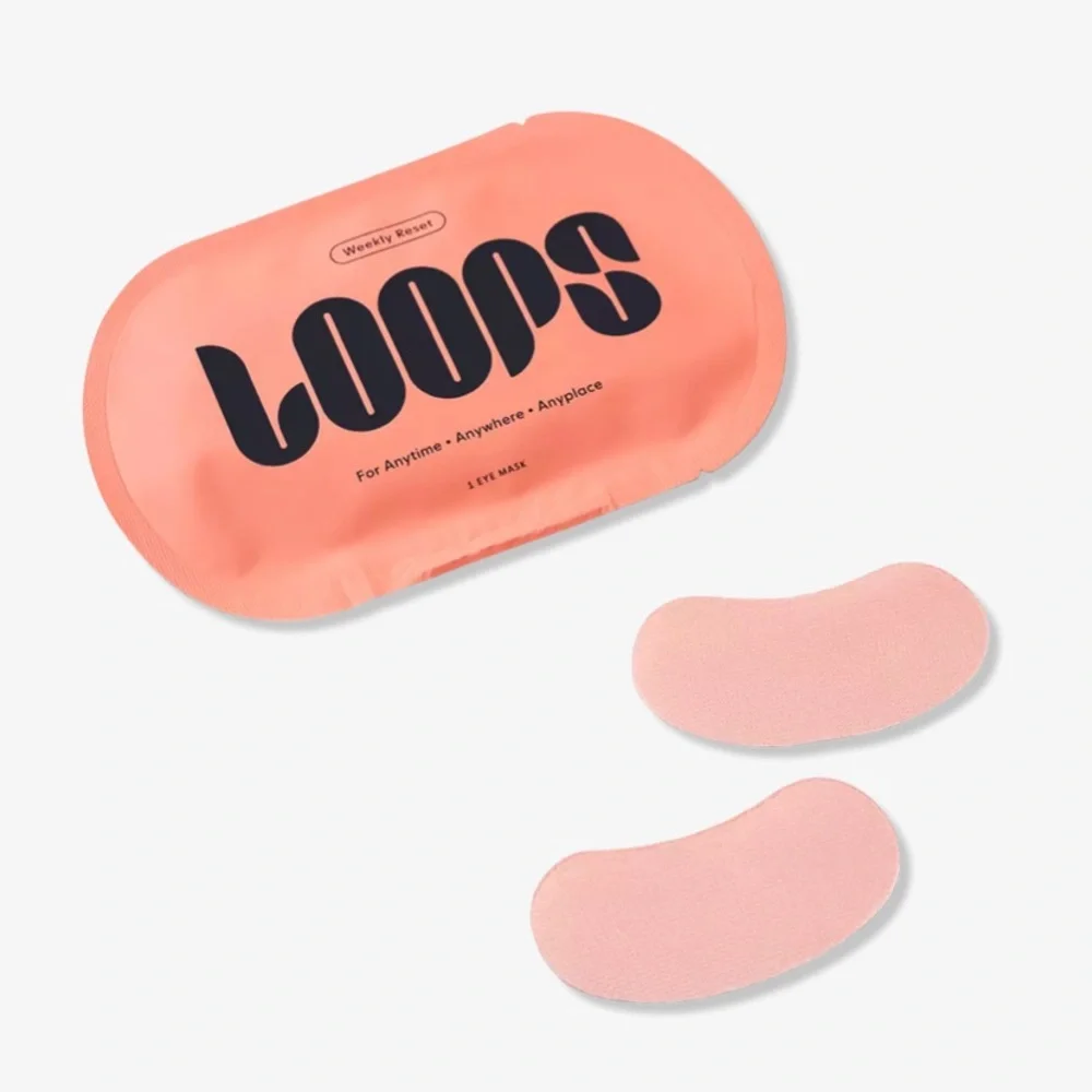 LOOPS Weekly Reset Rejuvenating Eye Mask 2ct 2 packets NIP CLEAN BEAUTY